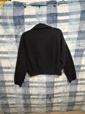 Mono B Black Full-Zip Cropped Jacket thumbnail 3