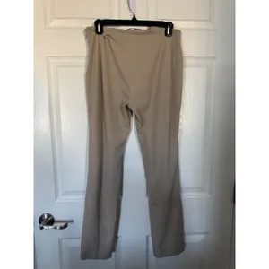 Elie‎ Tahari Taupe Pull On Knit Pants Women's Size 8 Straight Leg Stretch thumbnail 3