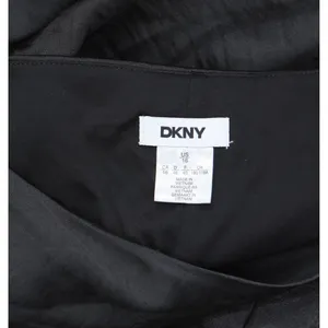 DKNY Satin Colorblocked Slip V Neck Midi Dress Black / Cloud / Eggshell 16 thumbnail 5