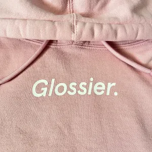 Glossier Original Pink Hoodie Size M thumbnail 4
