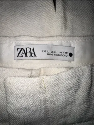 Zara Wide-Leg White Pants thumbnail 6
