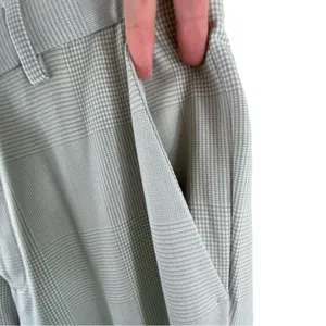 ASOS Gray Checkered Patterned Straight Cuffed Leg Trousers‎ Size 28 thumbnail 5