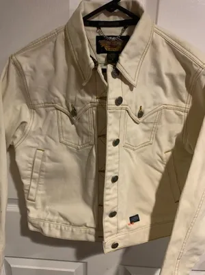 Harley Davidson jean jacket size medium thumbnail 1