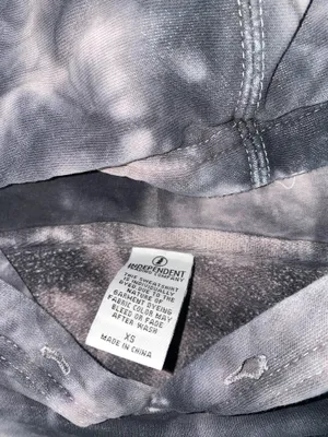 Faith Hoodie Gray Size XS thumbnail 6