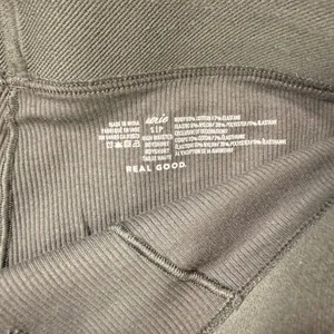 Aerie Real Good Black Ribbed High Waisted Boyshort‎ Biker Shorts Womens Small thumbnail 4