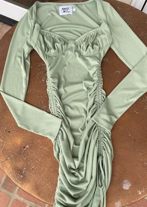 Princess Polly green bodycon dress thumbnail 1