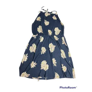 Old Navy Womens Floral Print Elastic Waist Dress Sz L thumbnail 8