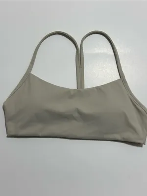 PAVOI ACTIVE Yoga Racerback Bra - Buttery Soft FlexFlow - Size M - Beige thumbnail 3