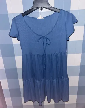 See You Monday Dress Blue thumbnail 1