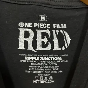 One Piece Monkey D Luffy Red Anime Movie tshirt size medium thumbnail 4