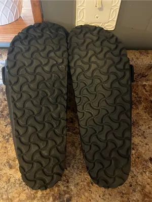 Birkenstock Black Double Strap Slide Sandals thumbnail 2