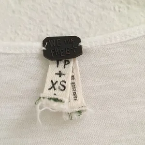 ‎Free People we the free Ivory Sunday Henley XS thumbnail 7