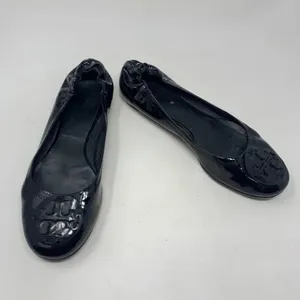 Tory Burch Reva Classic Patent Leather Ballet Flats Black Size US‎ 7.5 thumbnail 4