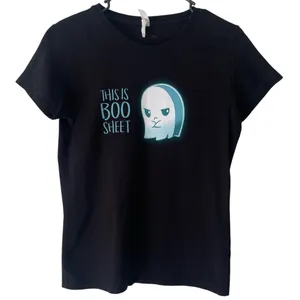 This Is Boo Sheet Graphic Tee Black Size M thumbnail 11
