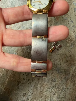 Vintage Carriage by Timex Indiglo Two Tone Watch Silver Gold Women's Extra Links thumbnail 3