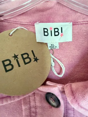 BiBi Pink Button Down Shacket Jacket Size XL
Oversized Tunic Slouchy Cozy NWT thumbnail 4
