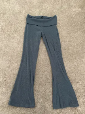 Wild Fable Blue Knit Lounge Pants thumbnail 1