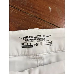 Nike Golf Skort‎ Tour Performance Size 10 Cream White Golf Short Skirt Skort thumbnail 2
