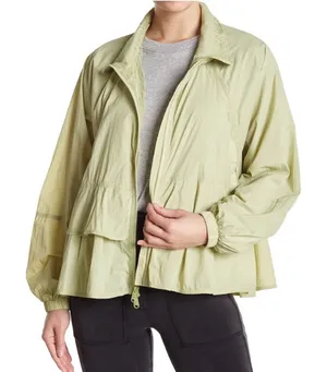 Free People Namaslay tiered ruffle jacket size M thumbnail 1