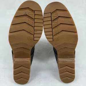 Sorel Cate Buckle Bootie‎ Dark Brown Leather Suede Ankle Boots NL3916-205 6 thumbnail 10