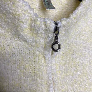 Soybu yellow fuzzy fleece jacket‎ size large thumbnail 3
