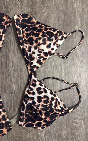 SHEIN leopard bikini thumbnail 4