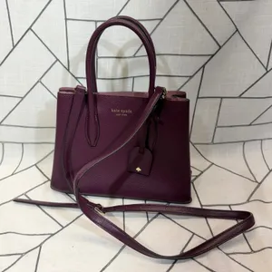 Kate Spade Satchel Medium Plum Patterson Drive Maisie WKRU5697 Crossbody Bag thumbnail 1
