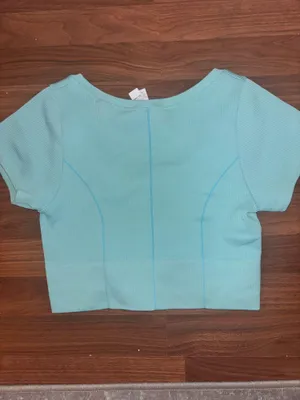 Aerie Athletic Short Sleeve Ribbed Top thumbnail 2