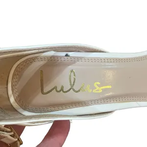 Lulus Shayla White Ankle Strap Heels Womens Size 8.5 thumbnail 11
