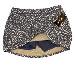 RLX Ralph Lauren Women's Golf Skort Skirt Navy White Floral Print Size M thumbnail 4