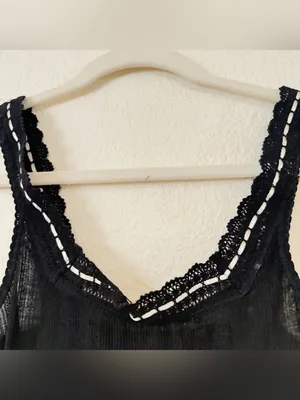 NWOT free people Only You Pointelle Tank Top thumbnail 6