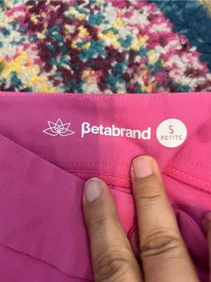 Betabrand Women's Pink Stretch Ponte Ankle Pants thumbnail 7