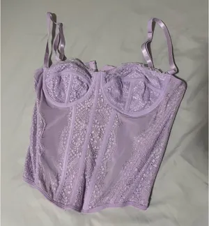 SheIn light purple corset top thumbnail 2
