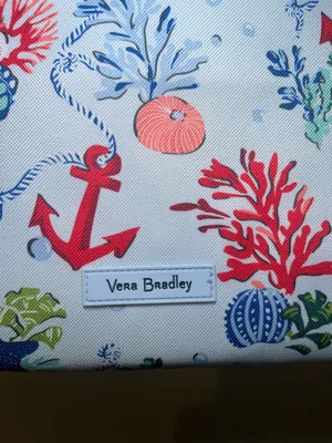 New Vera Bradley Lighten Up Sea Turtles Large Insulated Cooler Beach Bag Picnic thumbnail 2