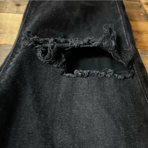 American Eagle Black Distressed‎ Mom Jeans Size 4 thumbnail 7