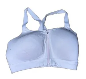 Under Armour Women's Infinity High Impact Front Zip Sports Bra 1293829 36DD Pink thumbnail 1