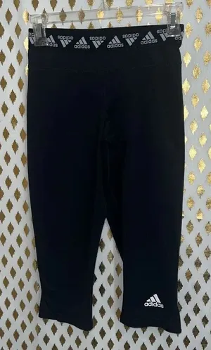 Adidas capri leggings black size S thumbnail 1