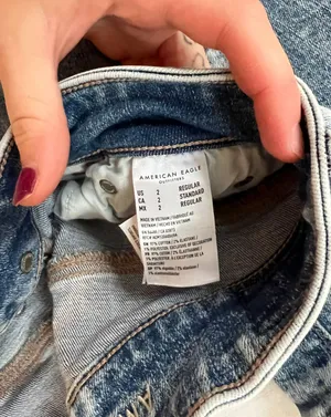 American Eagle Light Wash Flare Jeans thumbnail 4