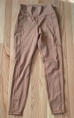 American Eagle Leggings Womens Small Curvy Long Brown The Everything Pocket thumbnail 1