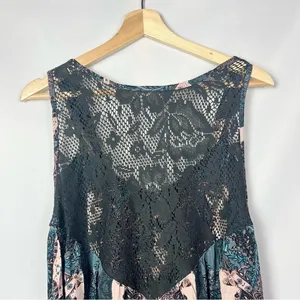 Free‎ People Count Me In Trapeze Mini Tunic Dress M thumbnail 6