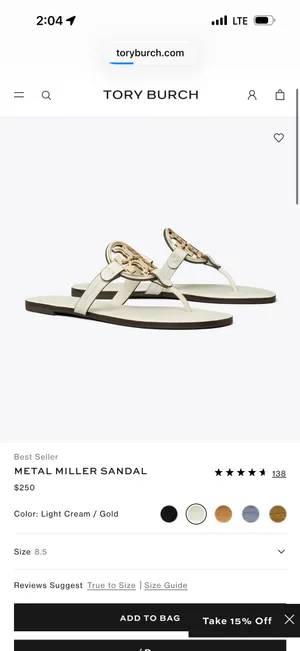 Tory Burch Miller Sandals thumbnail 2
