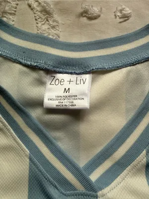 Argentina jersey embroidered - Light Blue & White thumbnail 6