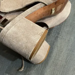 Schutz Binalia Lace Up Suede Block Heel Sandals size 6 thumbnail 11