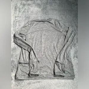 Nike running dri-fit long sleeve gray shirt small thumbnail 11