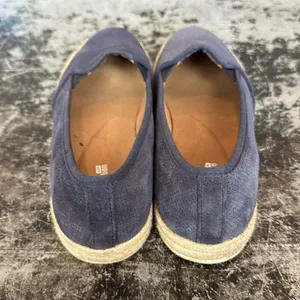 Clarks Blue Leather Espadrille Slip On Shoes Size 10 thumbnail 3