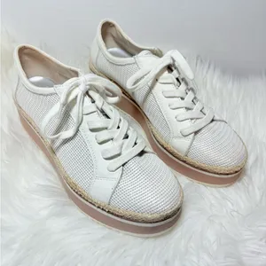 DOLCE VITA Telah White Mesh Platform Shoes thumbnail 4