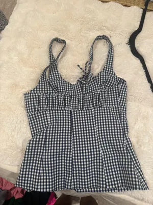 ZARA Gingham Top thumbnail 2