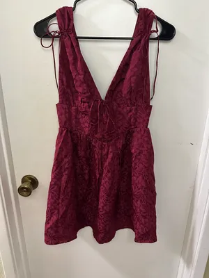 For Love & Lemons Janet Floral Jacquard Minidress thumbnail 4