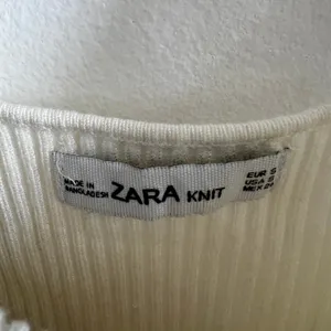 Zara White Ribbed Bow‎ Tank Top Y2K 2000s Coquette Retro Small thumbnail 6