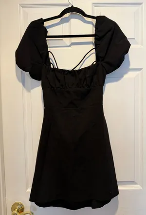 ZARA Black Mini Dress  thumbnail 1